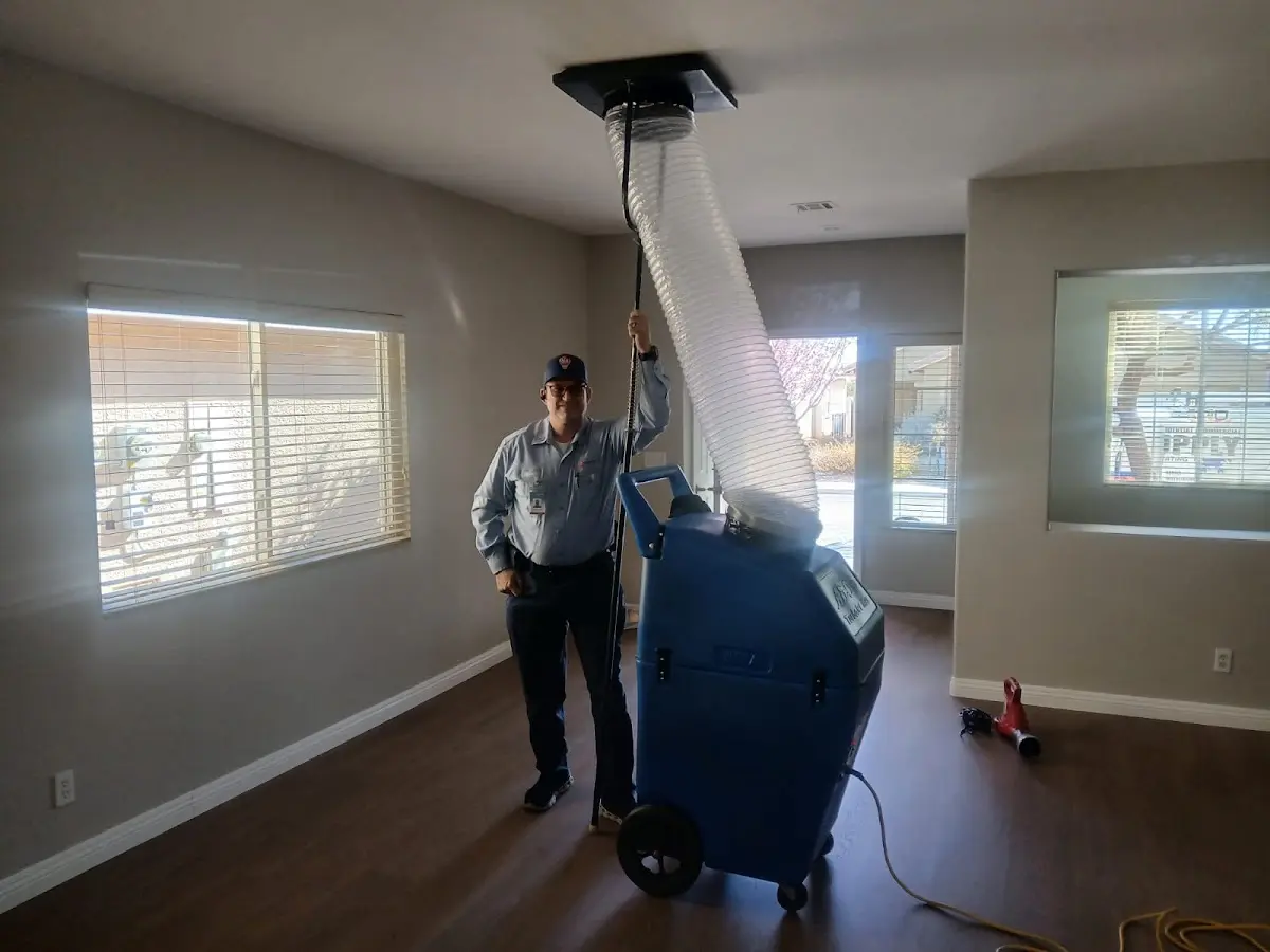 Professional Dryer Vent Cleaning work inside a Sellersburg home